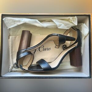 J.Crew Leather Ankle Strap Sandal